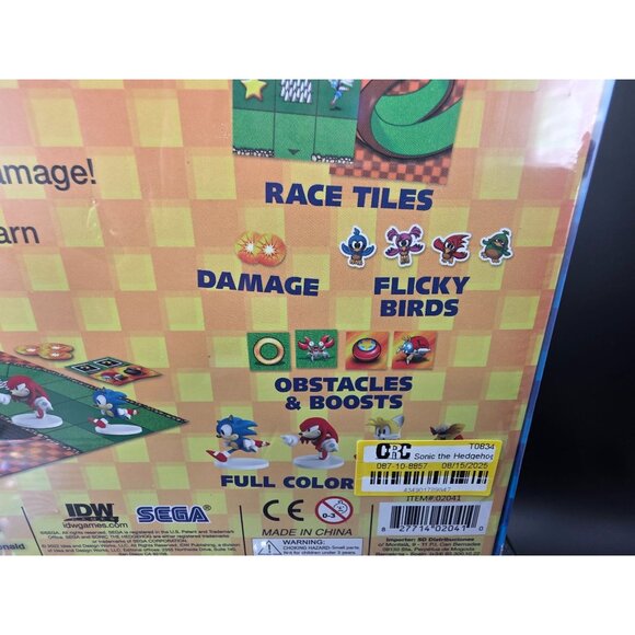Sonic The Hedgehog Crash Course Board Game 2-4 Players Fast Pace Action - Picture 8 of 9